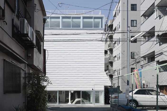 大阪府茨木市に建つ住宅の外観デザイン